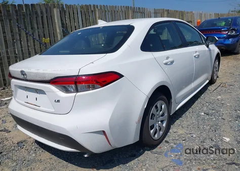 2022 Toyota Corolla Le из США, поврежденный, VIN JTDEPMAE9N3028520